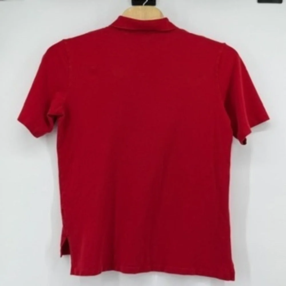 Polo Golf Ralph Lauren Red Pima‎ Cotton Elastane Short Sleeve Polo Shirt Mens L